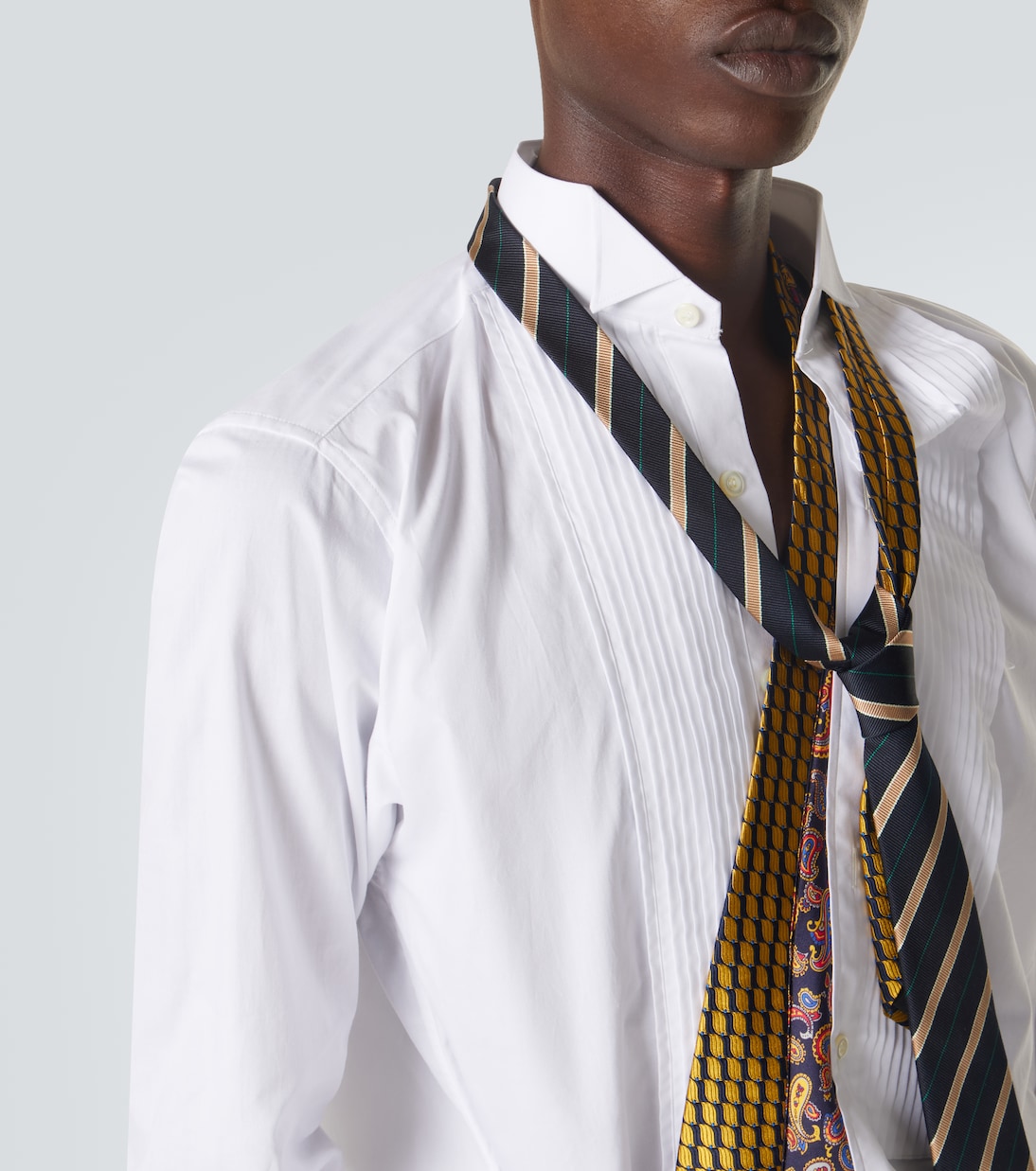 Hemd aus Baumwolle mit Seide | Junya Watanabe