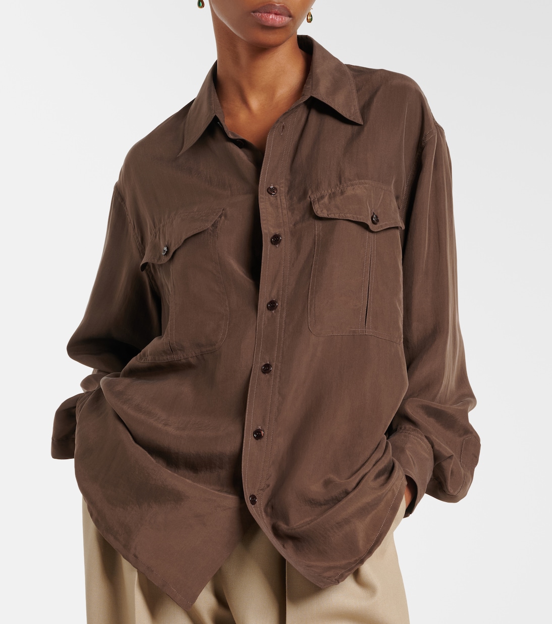 Hemd aus Seide | Saint Laurent