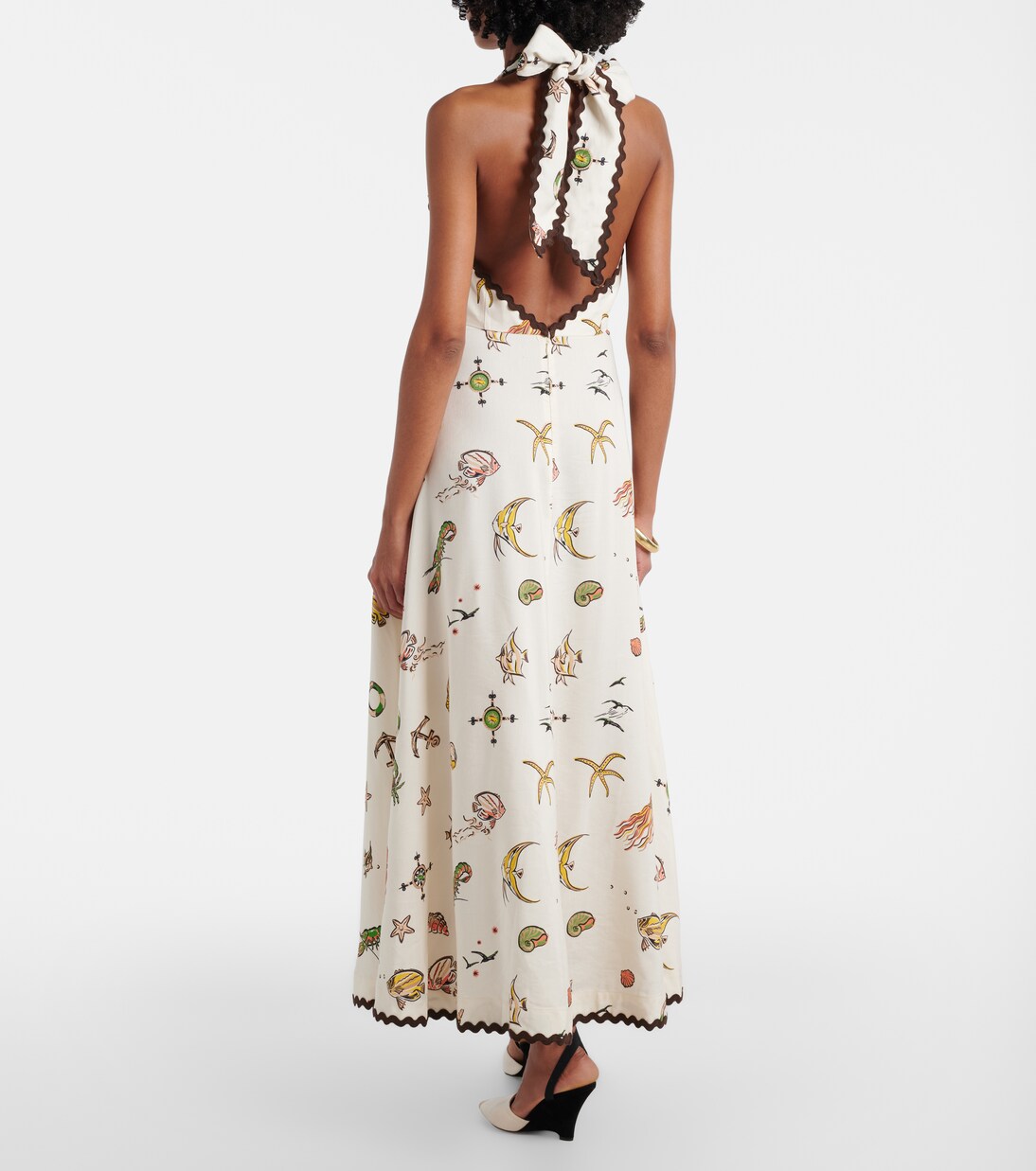 Bedrucktes Midikleid | Alémais