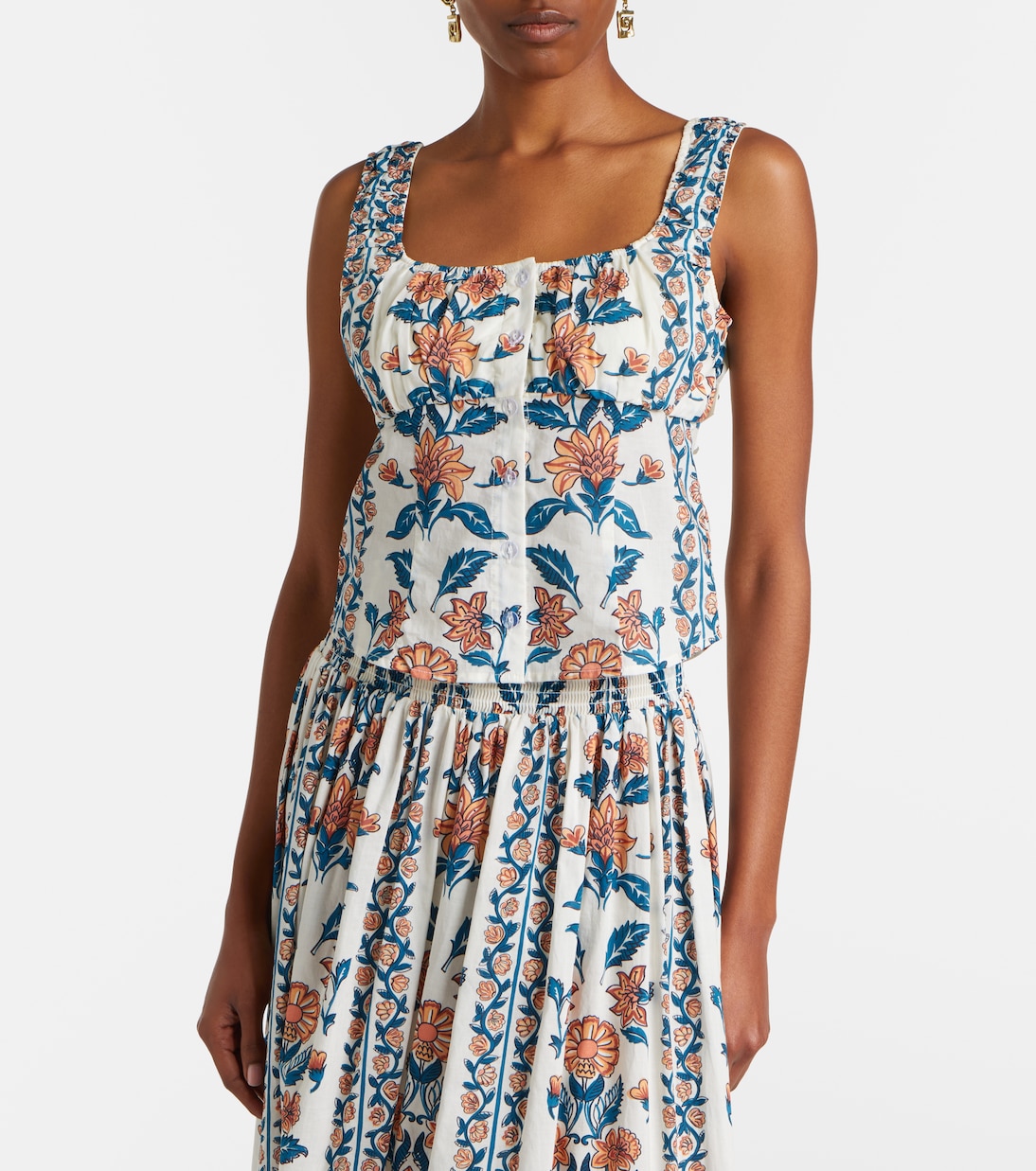 Mandy floral cotton top | Montce