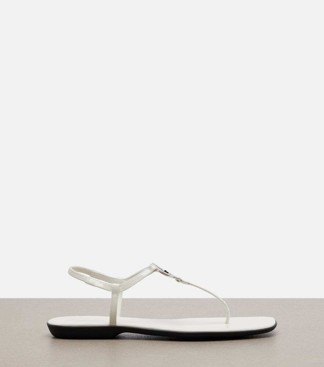 Sandales Interlocking G en cuir verni | Gucci