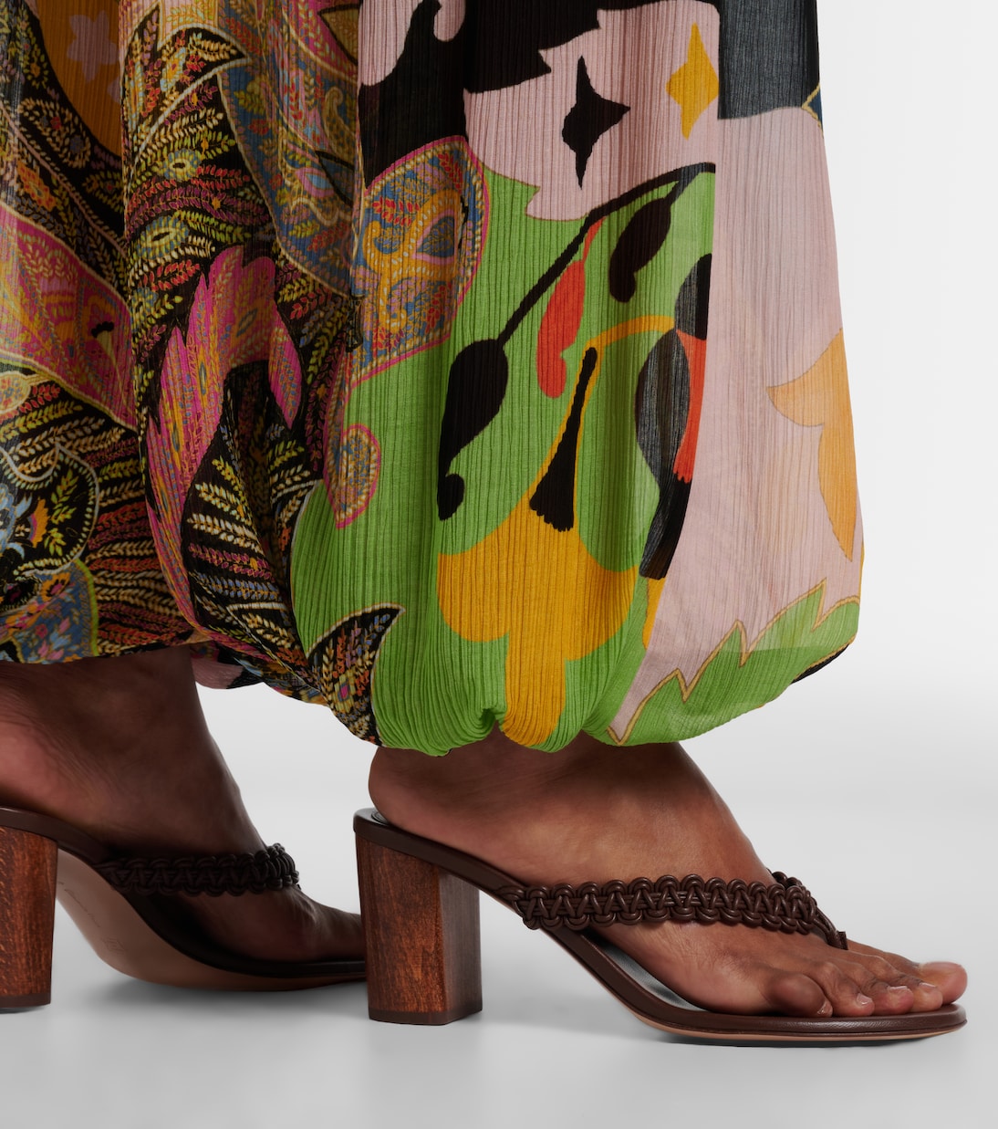 Braided leather thong sandals | Gianvito Rossi