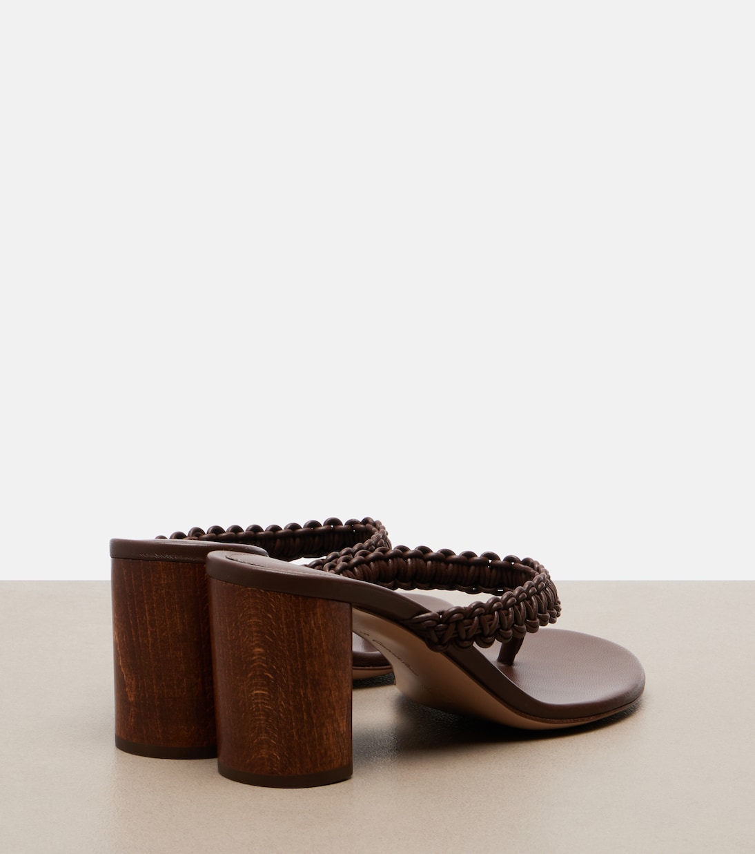 Braided leather thong sandals | Gianvito Rossi
