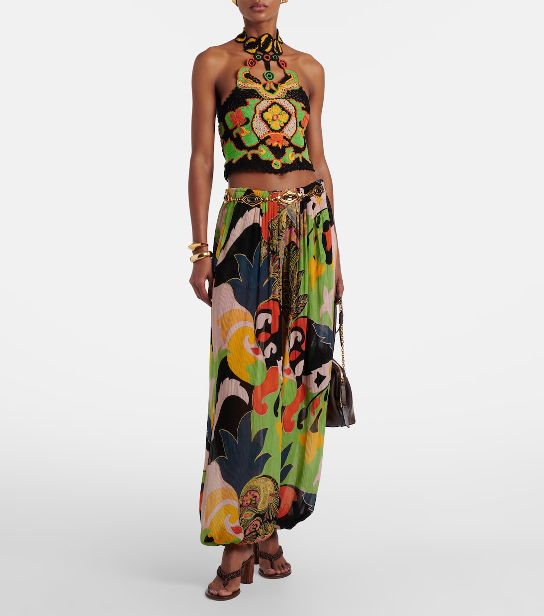 Braided leather thong sandals | Gianvito Rossi