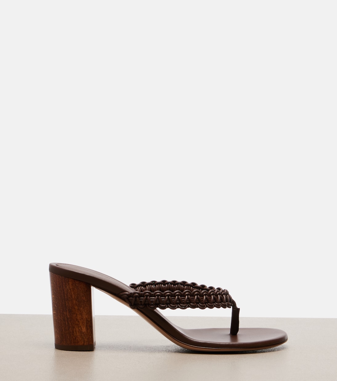 Braided leather thong sandals | Gianvito Rossi