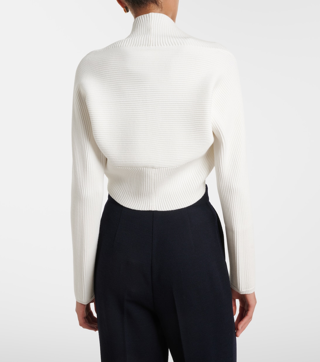 Knitted floral-appliqué shrug  | Max Mara