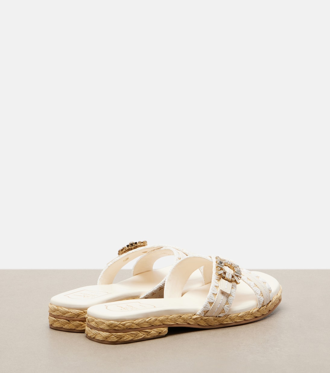 Espa embellished leather mules | Roger Vivier