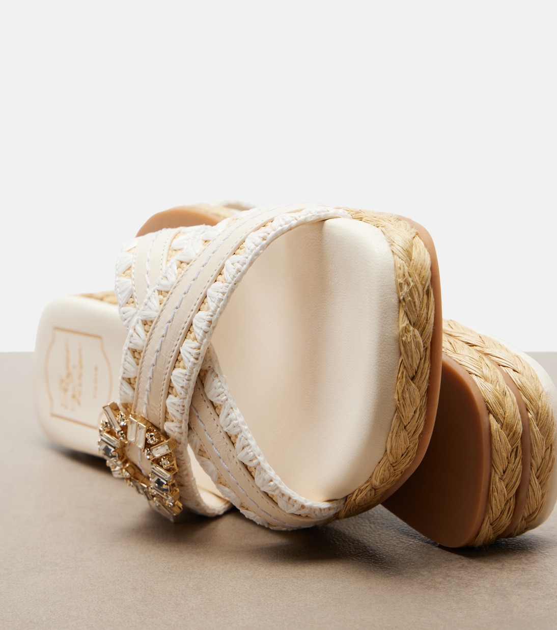 Espa embellished leather mules | Roger Vivier