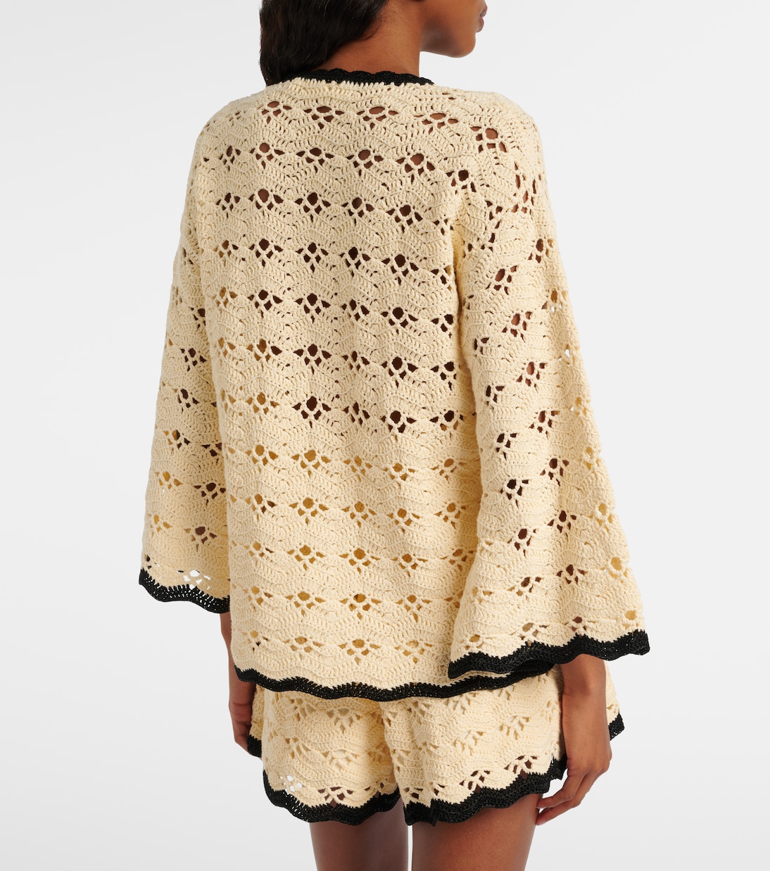 Top Aster de croché de algodón | Zimmermann