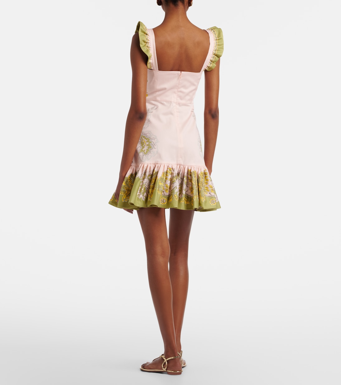 Vestido corto Gingerbread estampado | La DoubleJ