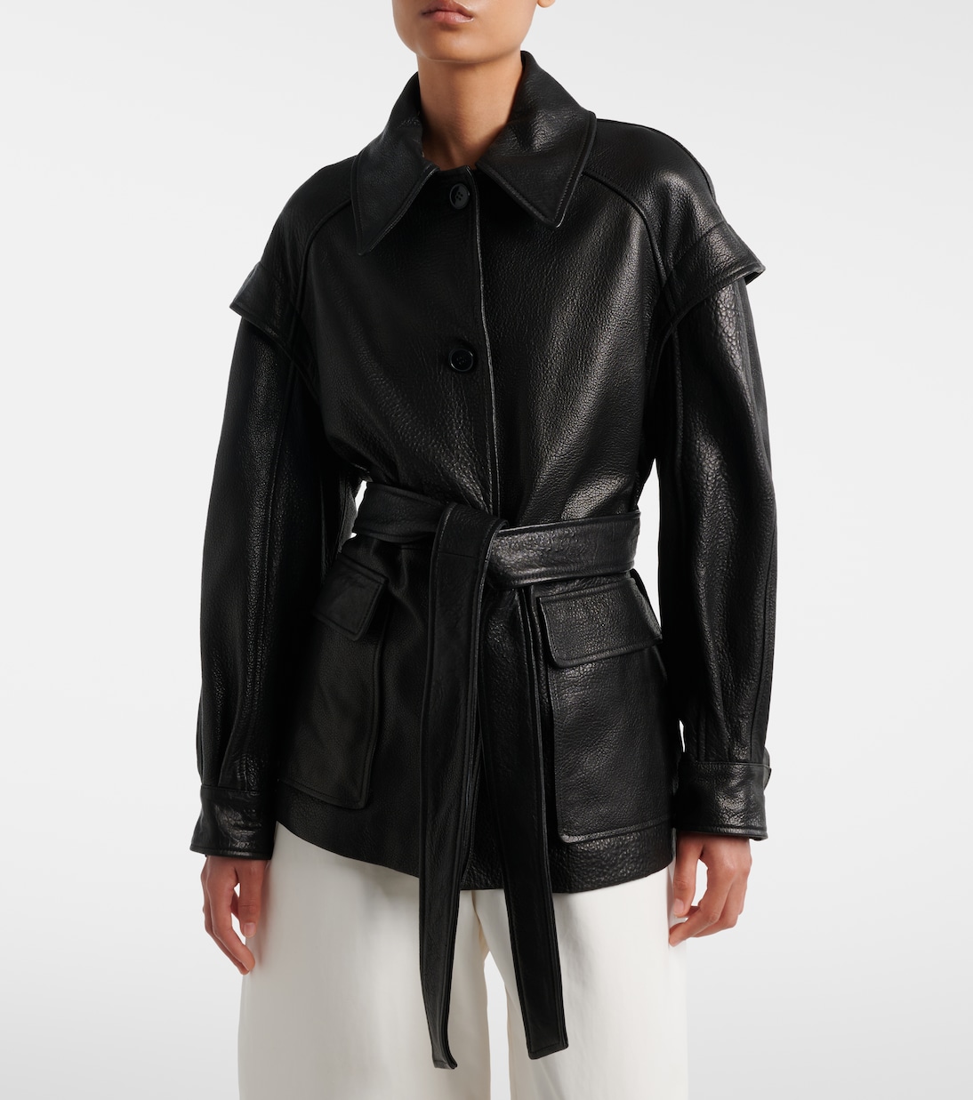Lederjacke Perrin | Nour Hammour