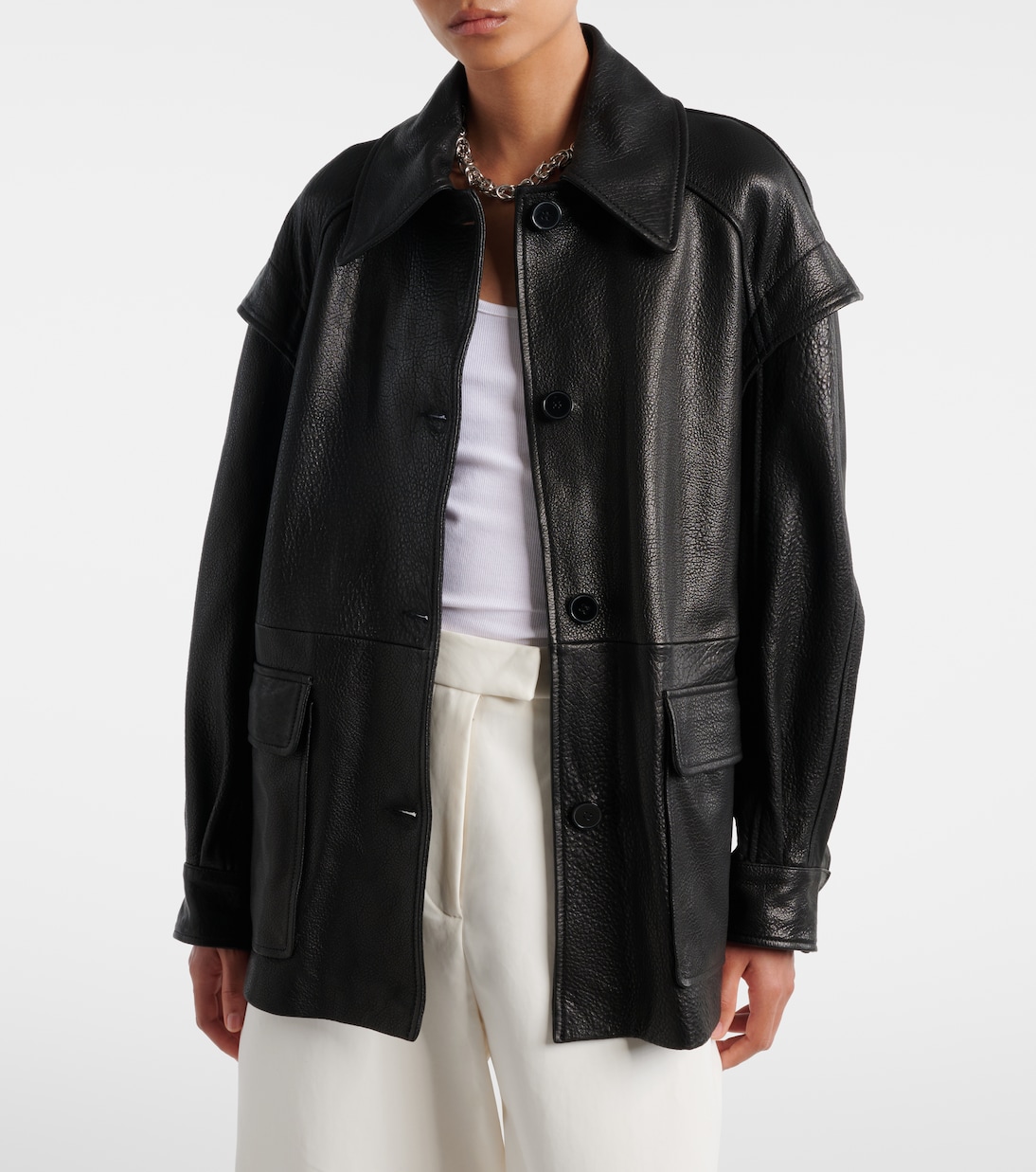 Lederjacke Perrin | Nour Hammour