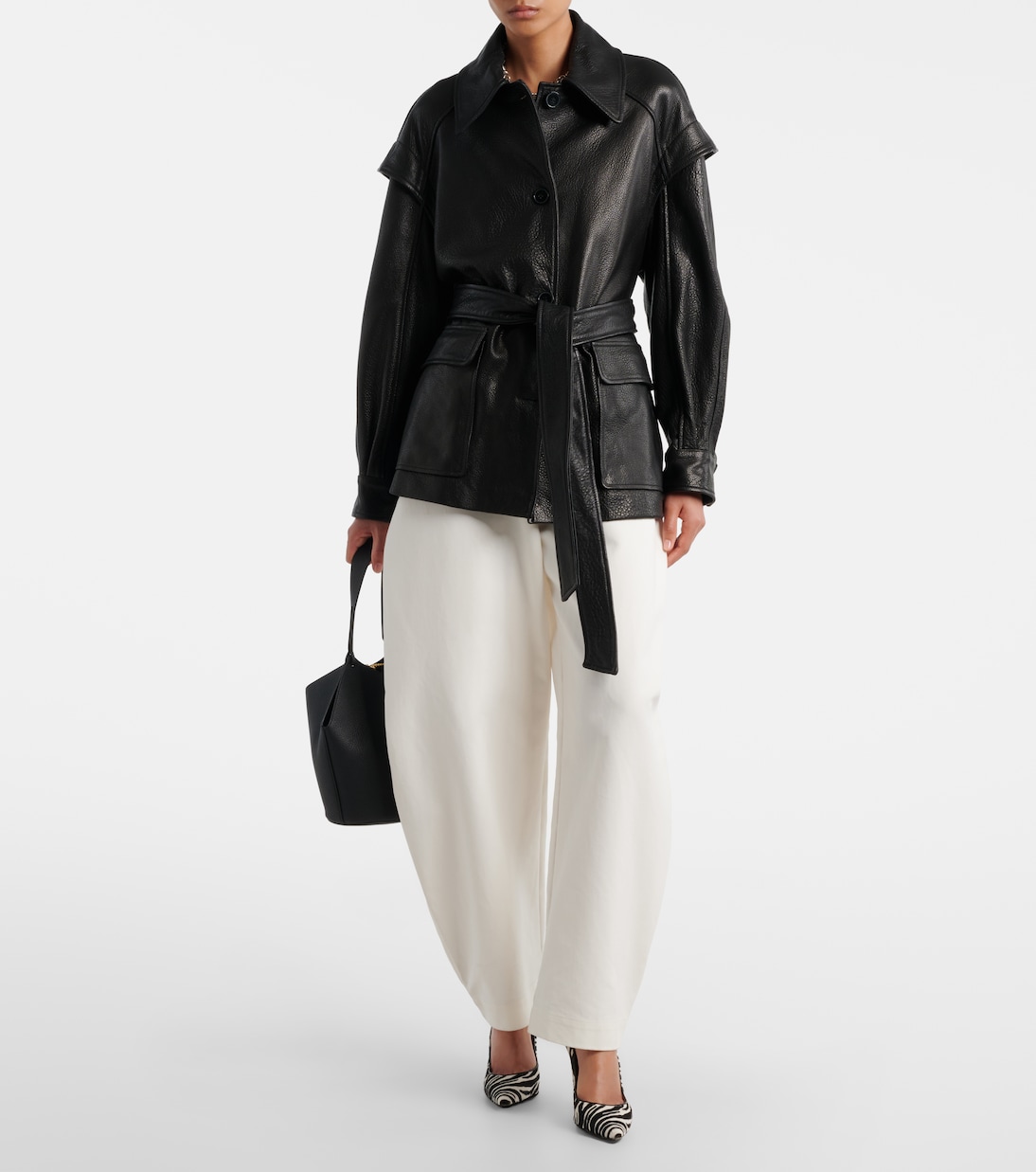 Lederjacke Perrin | Nour Hammour