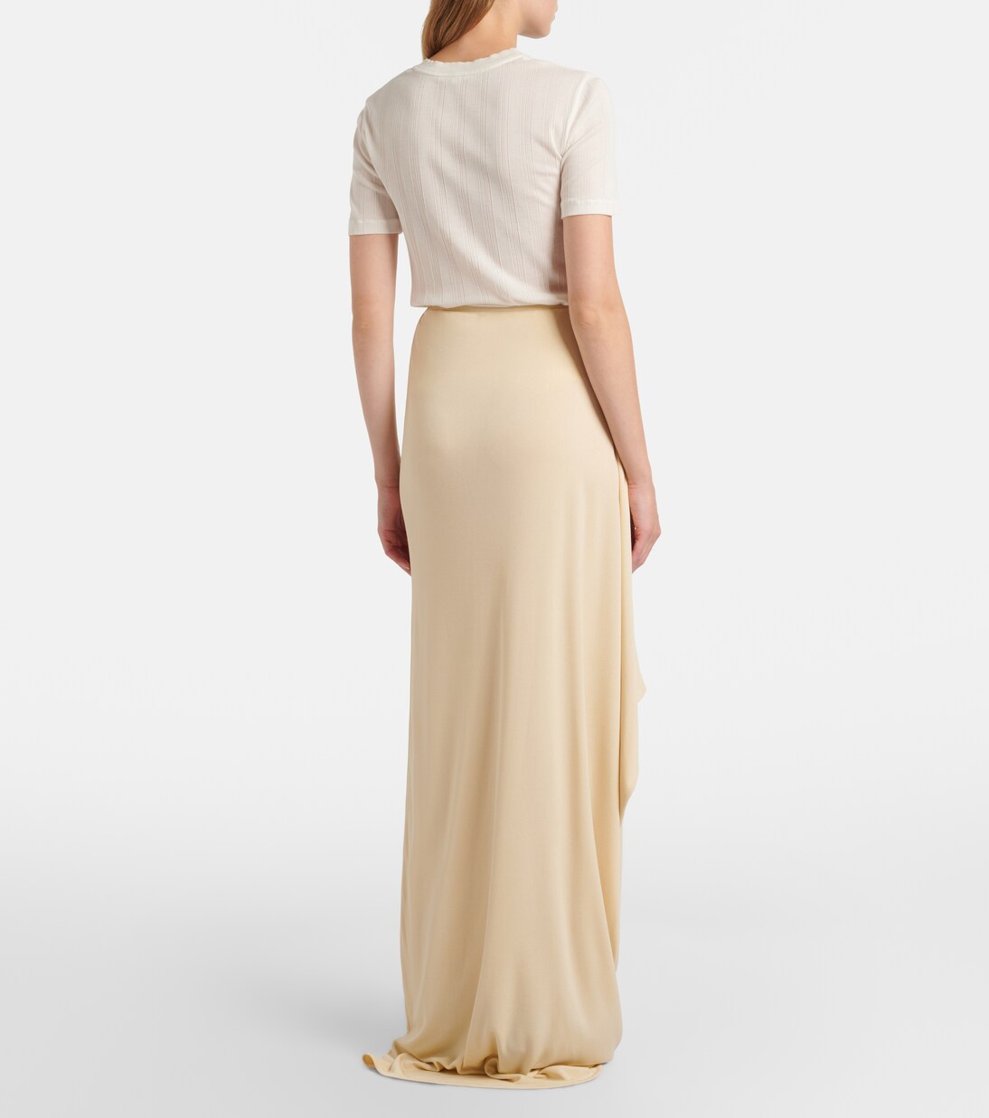 Dione draped maxi skirt | The Row