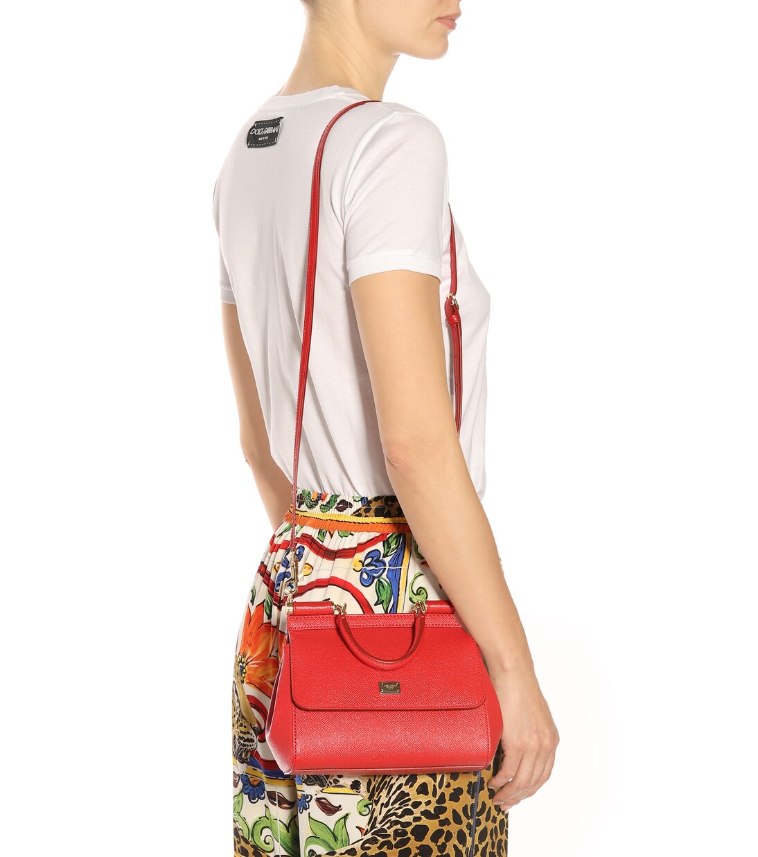 Henkeltasche aus Leder | Dolce&Gabbana