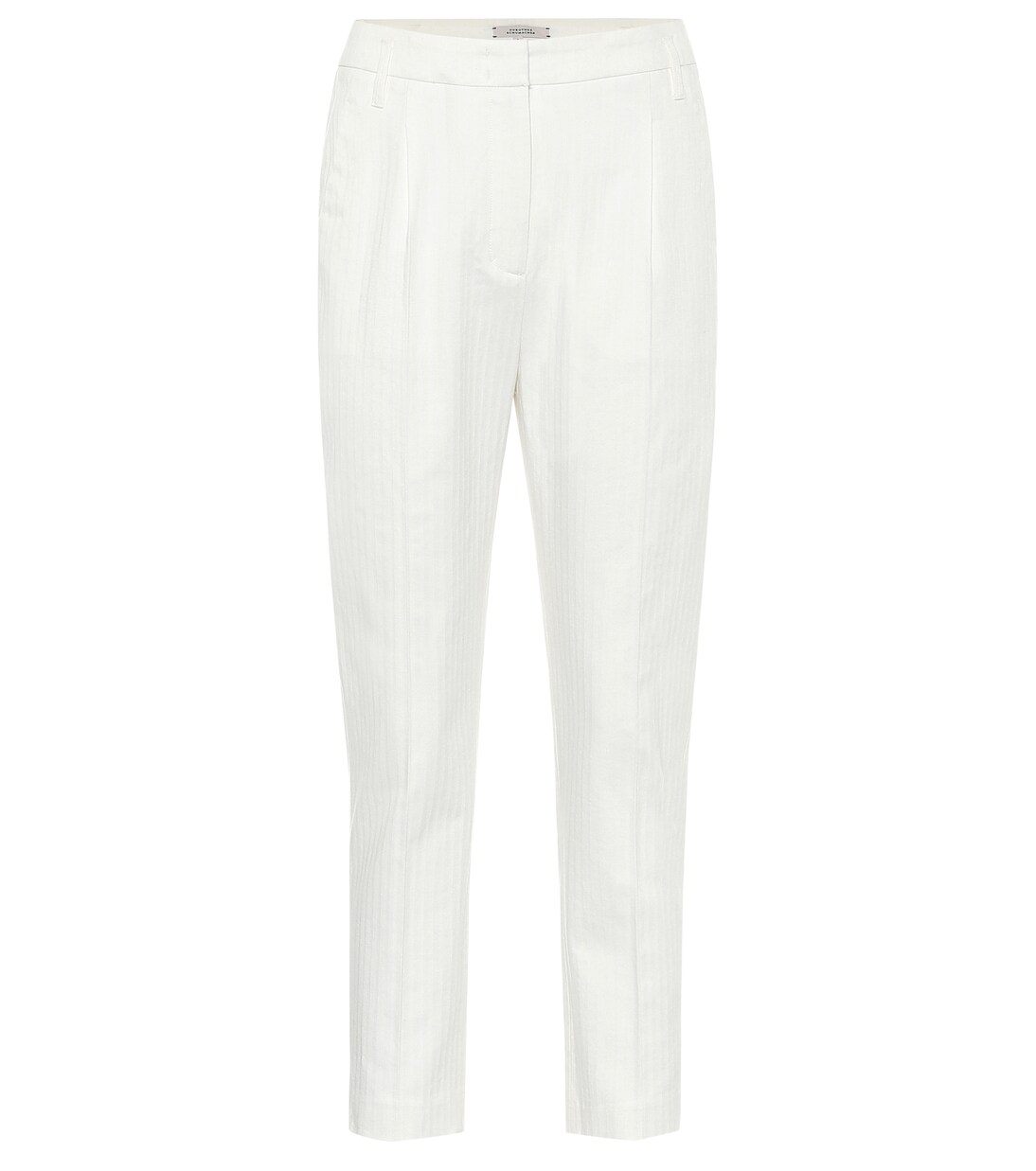 Pantalon Tailored Coolness en coton à taille haute | Dorothee Schumacher