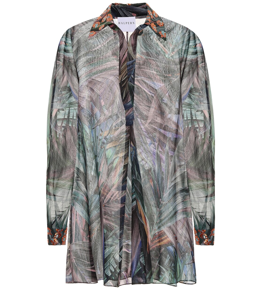 Robe chemise imprimée | Halpern