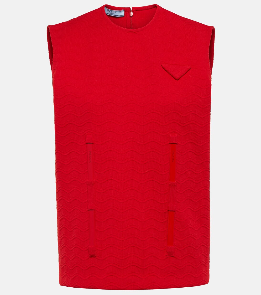Logo knit top | Prada