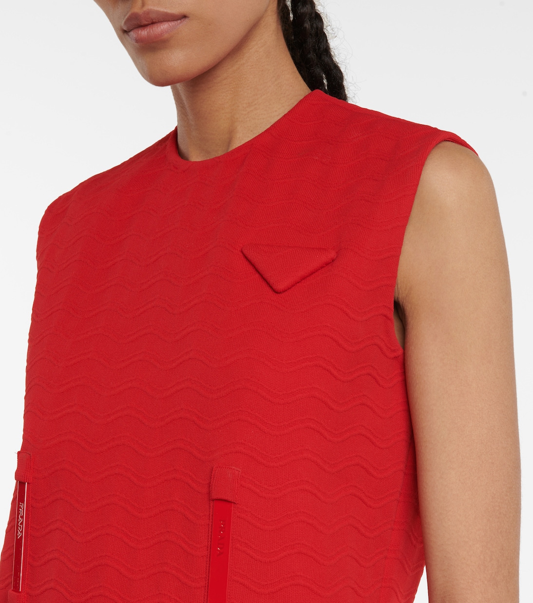 Logo knit top | Prada