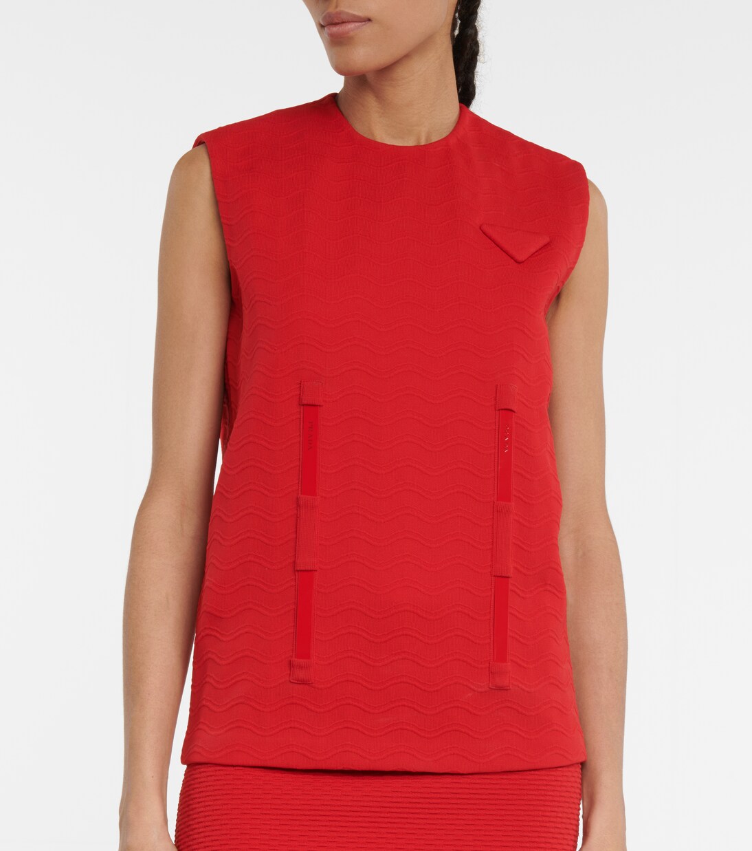 Logo knit top | Prada