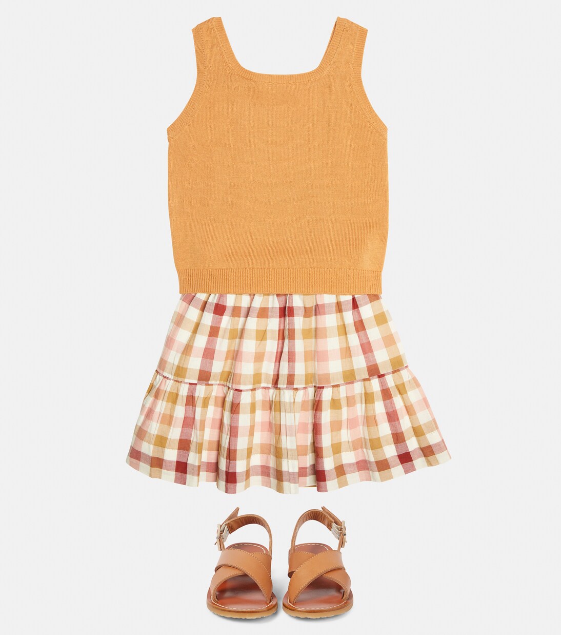 Abelin cotton tank top | Bonpoint