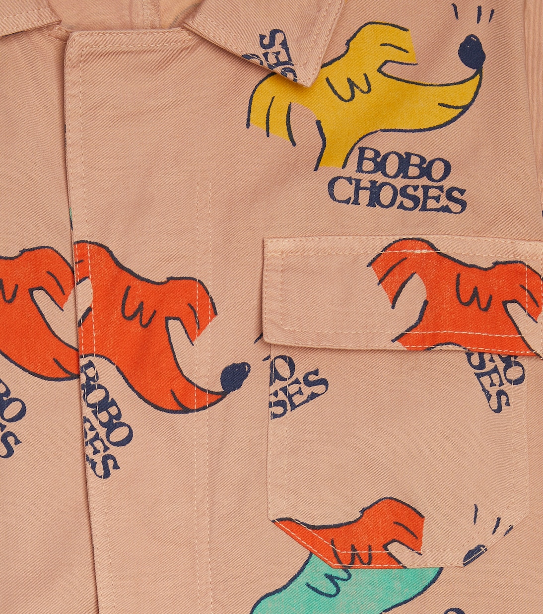 Printed cotton overall | Bobo Choses