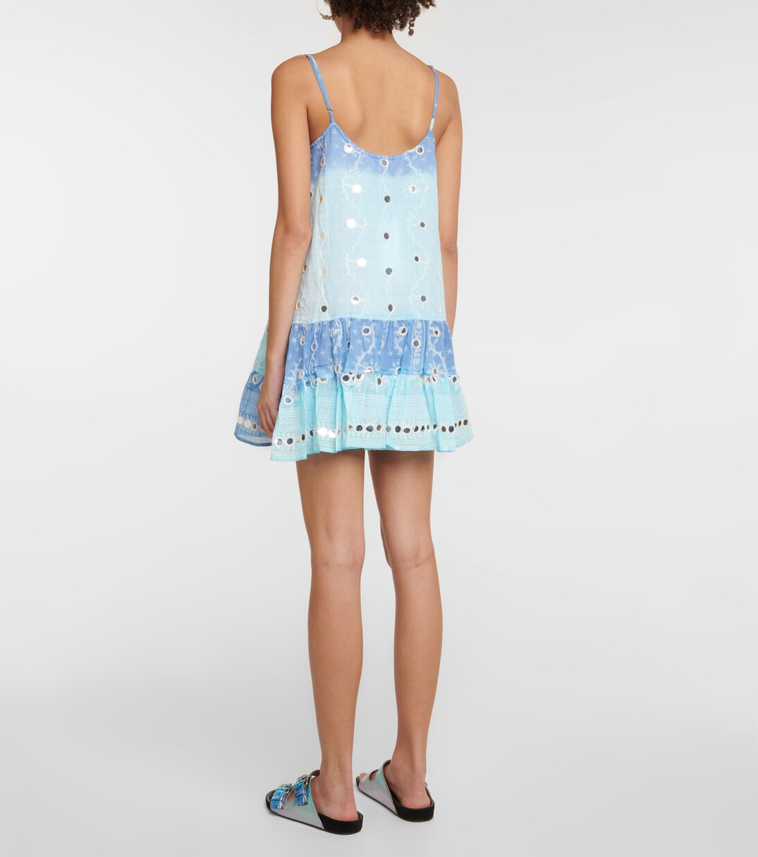 Robe brodée en coton | Juliet Dunn