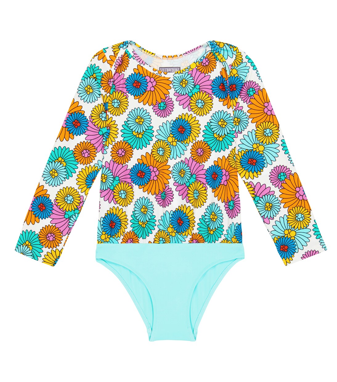 Marguerites floral rashguard swimsuit | Vilebrequin Kids