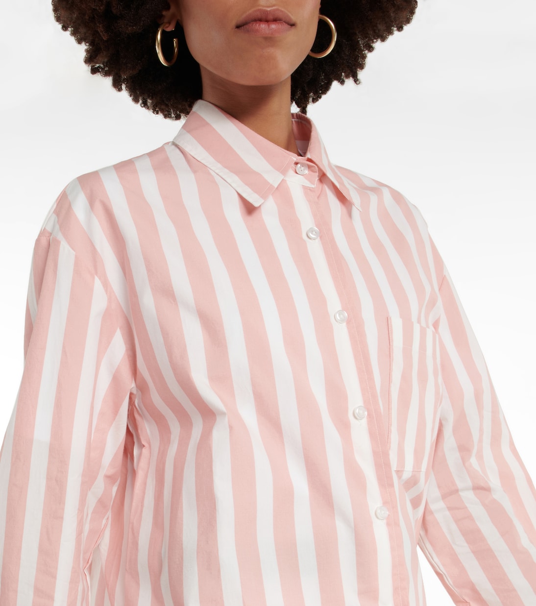 Gestreiftes Hemd Lui aus Baumwolle | The Frankie Shop