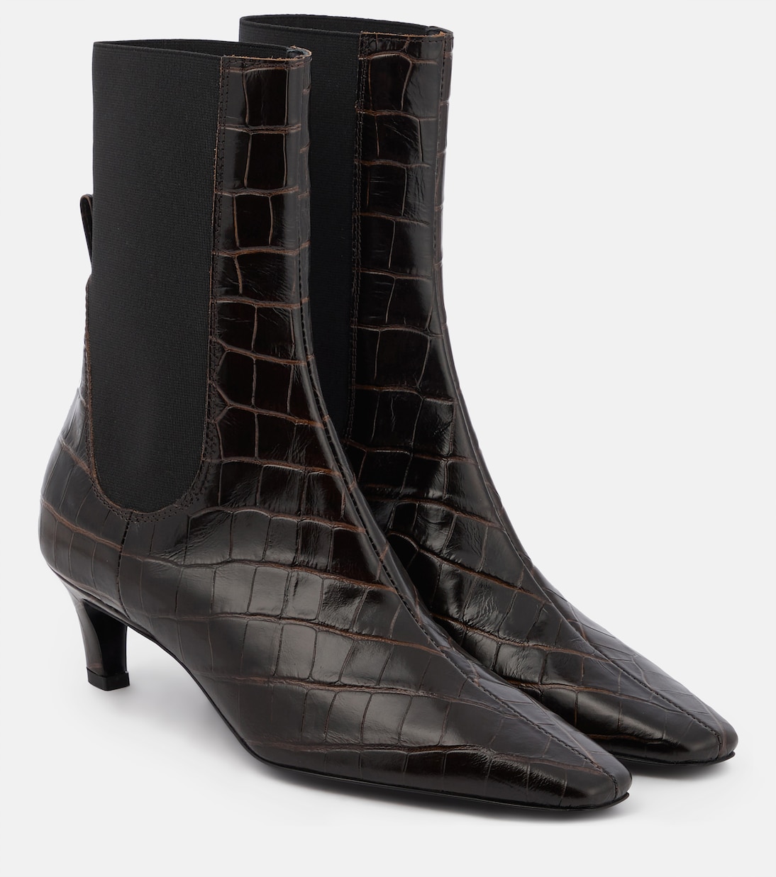 Bottines en cuir embossé | Toteme