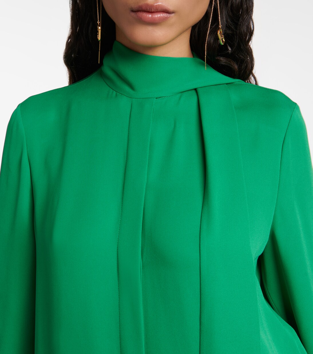 Blouse à lavallière en soie | Valentino