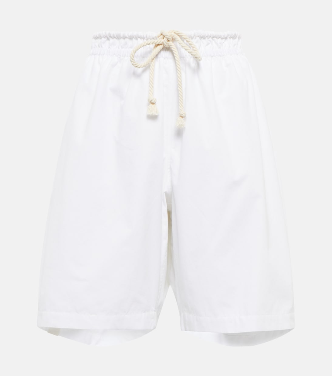 High-Rise Shorts aus Baumwolle | Jil Sander