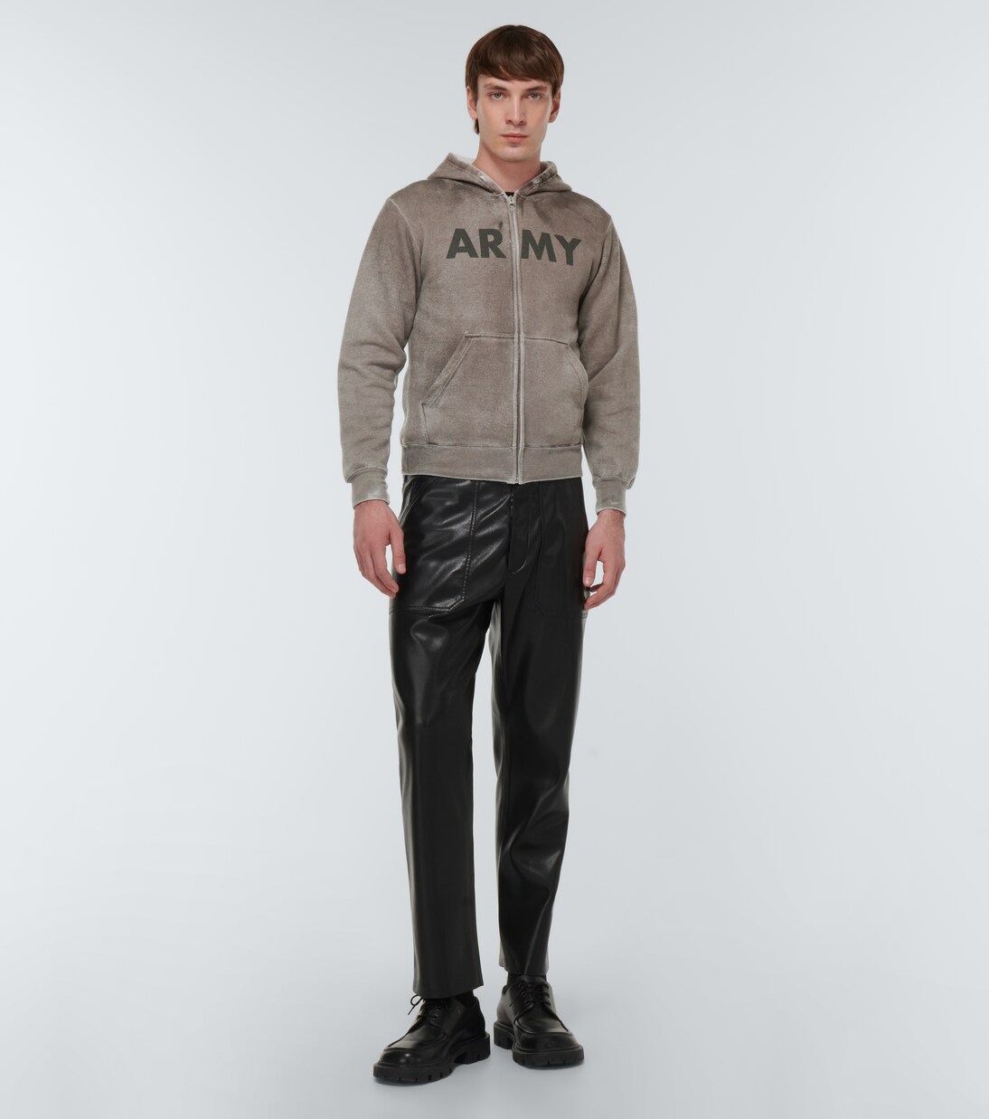 Army cotton jersey hoodie | NotSoNormal