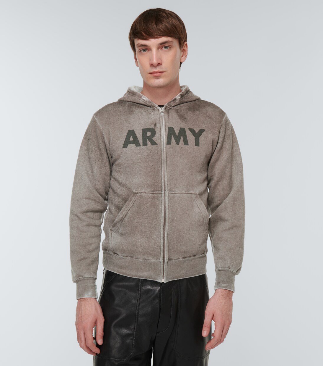 Army cotton jersey hoodie | NotSoNormal