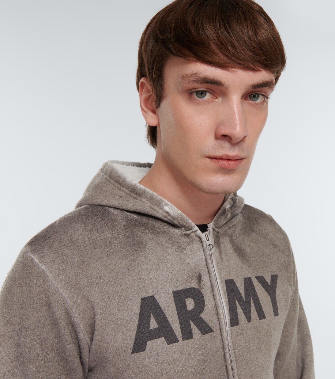 Army cotton jersey hoodie | NotSoNormal
