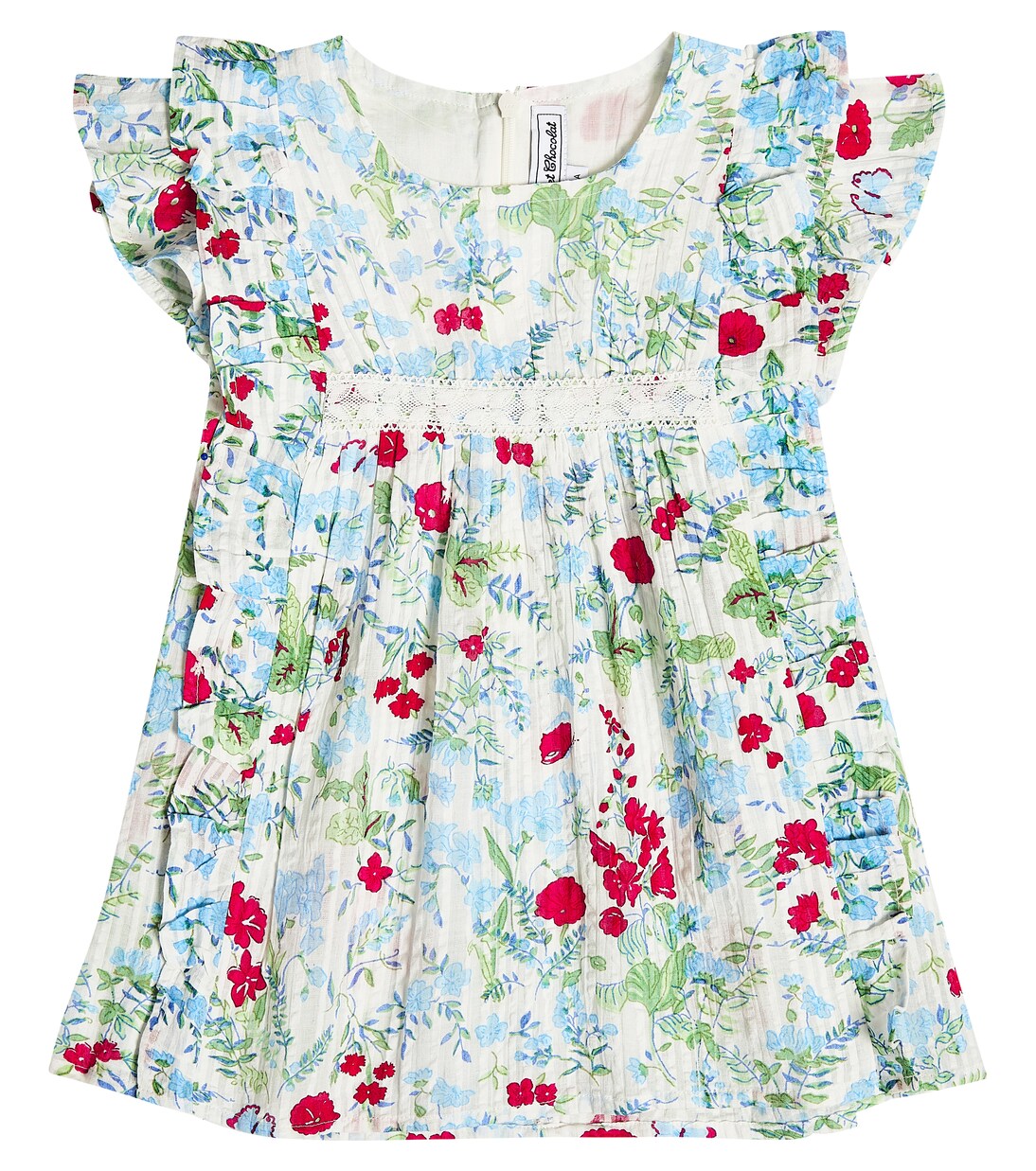 Ruffled floral blouse | Tartine et Chocolat