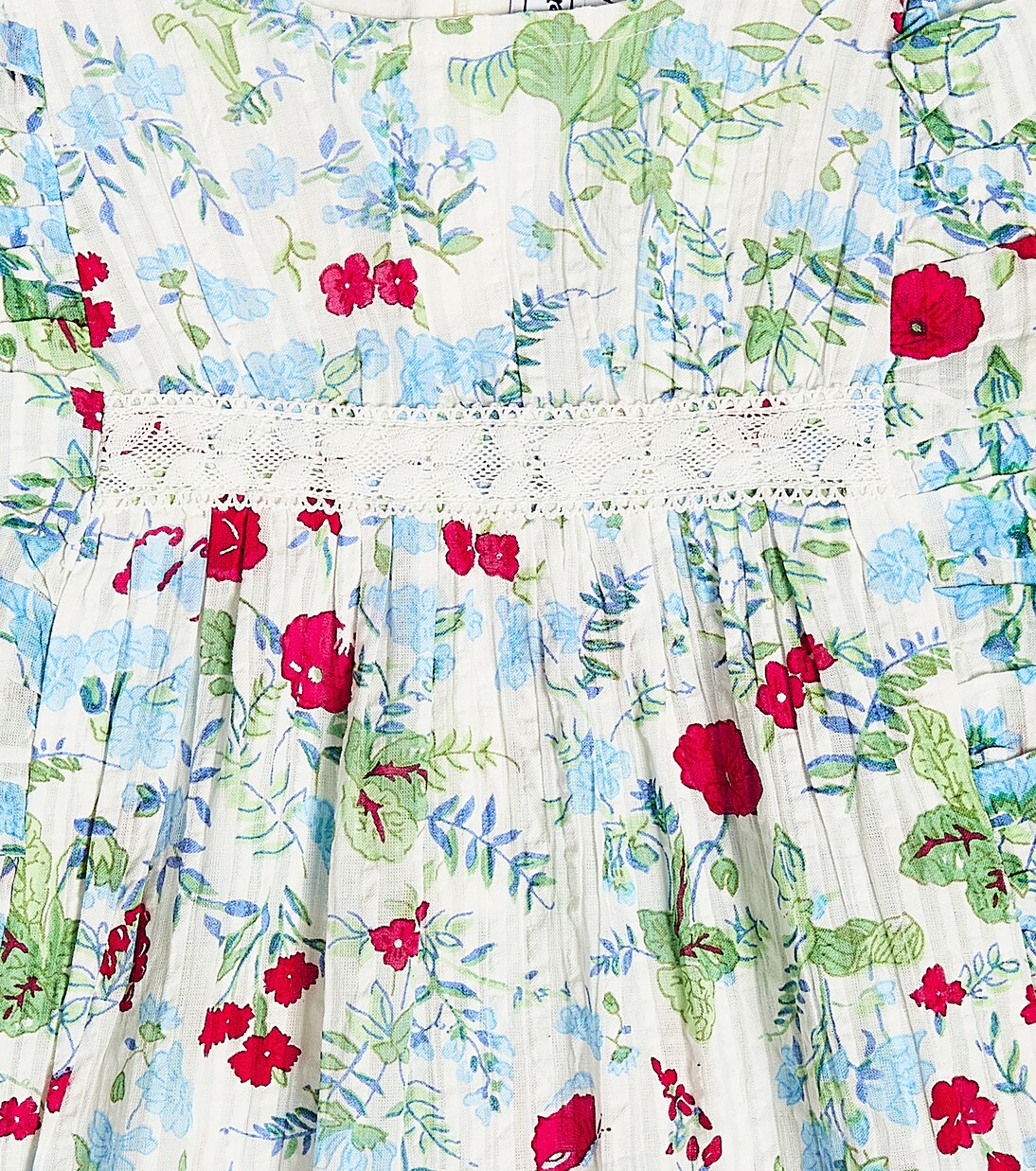 Ruffled floral blouse | Tartine et Chocolat