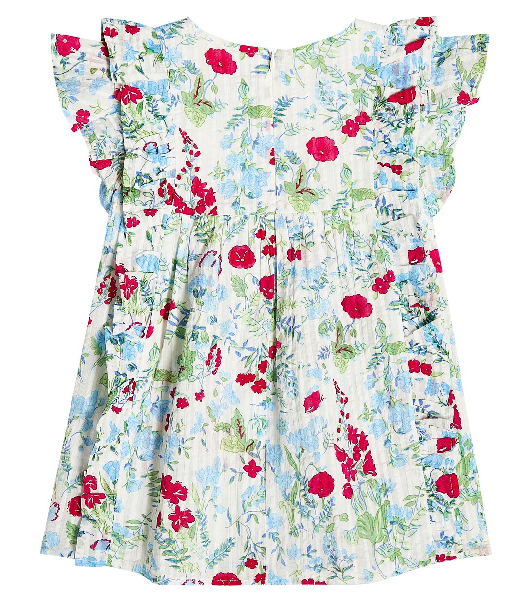 Ruffled floral blouse | Tartine et Chocolat