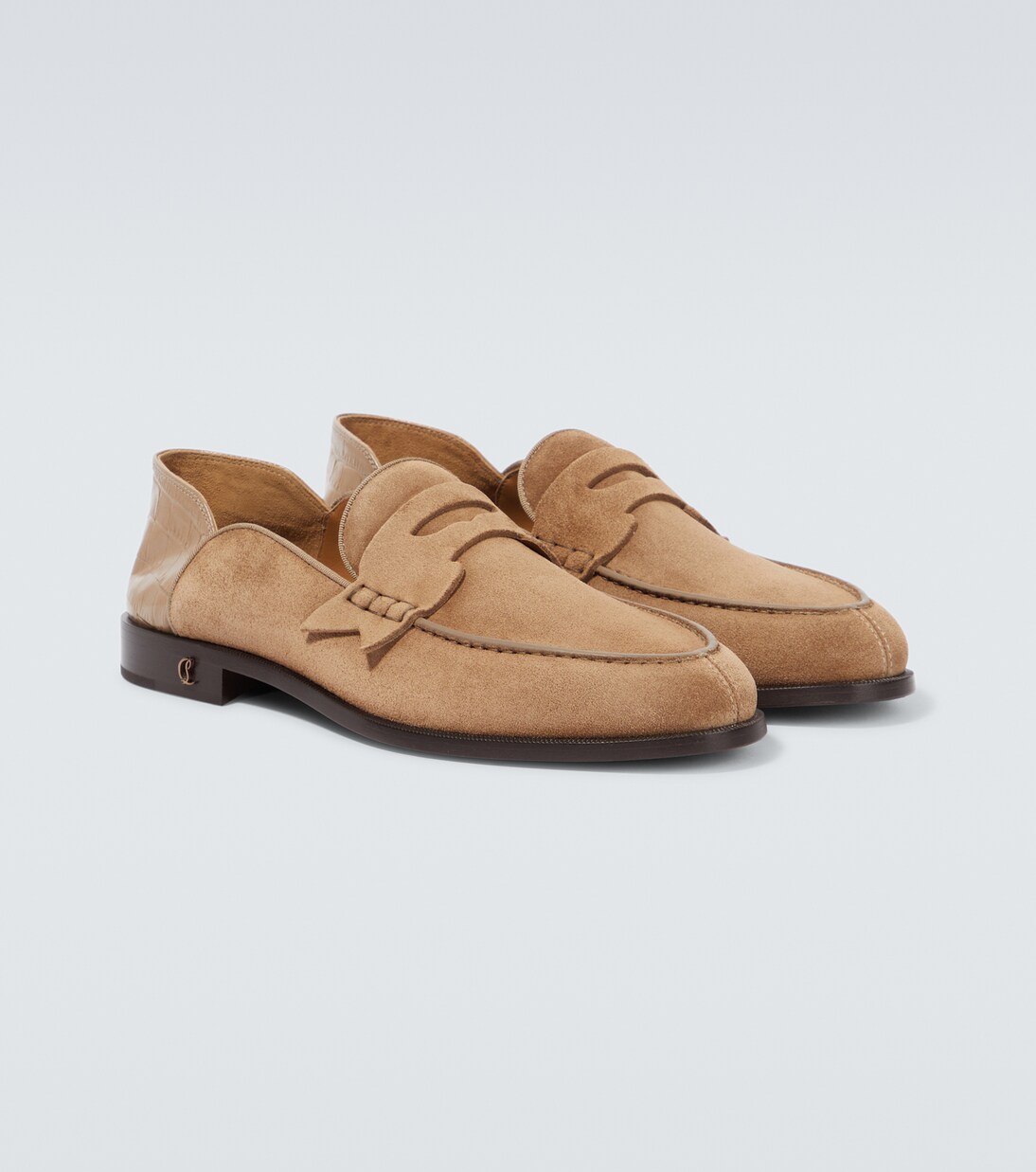 Penny No Back suede loafers | Christian Louboutin
