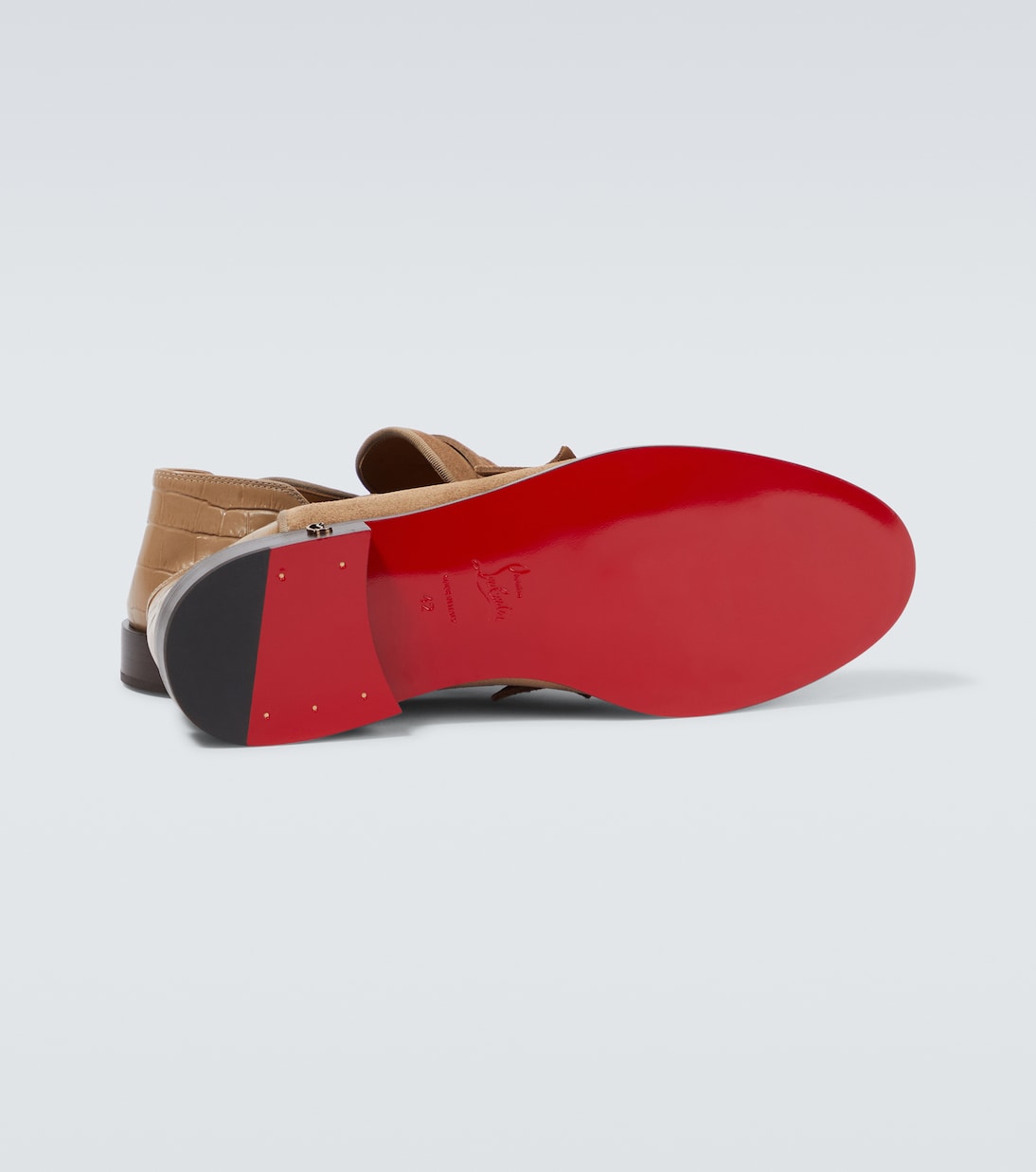 Penny No Back suede loafers | Christian Louboutin