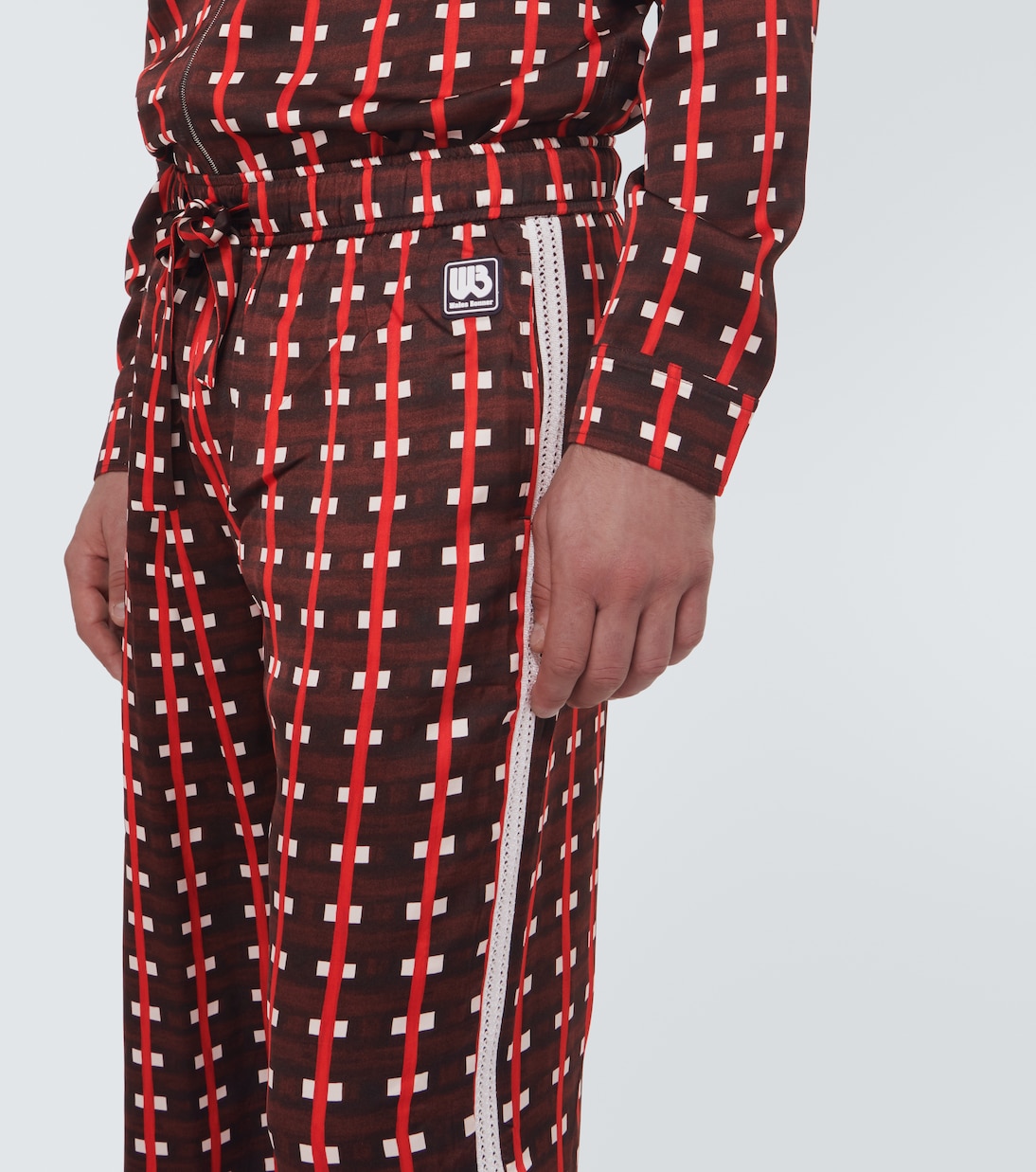 x Lubaina Himid checked pants | Wales Bonner