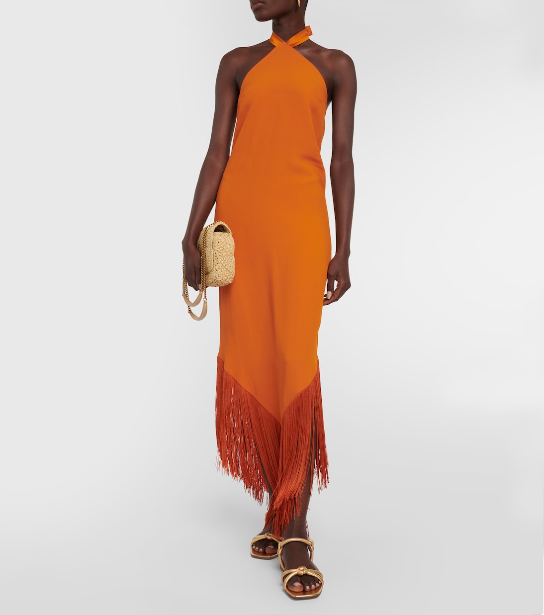 Juno 05 metallic leather sandals | Gianvito Rossi