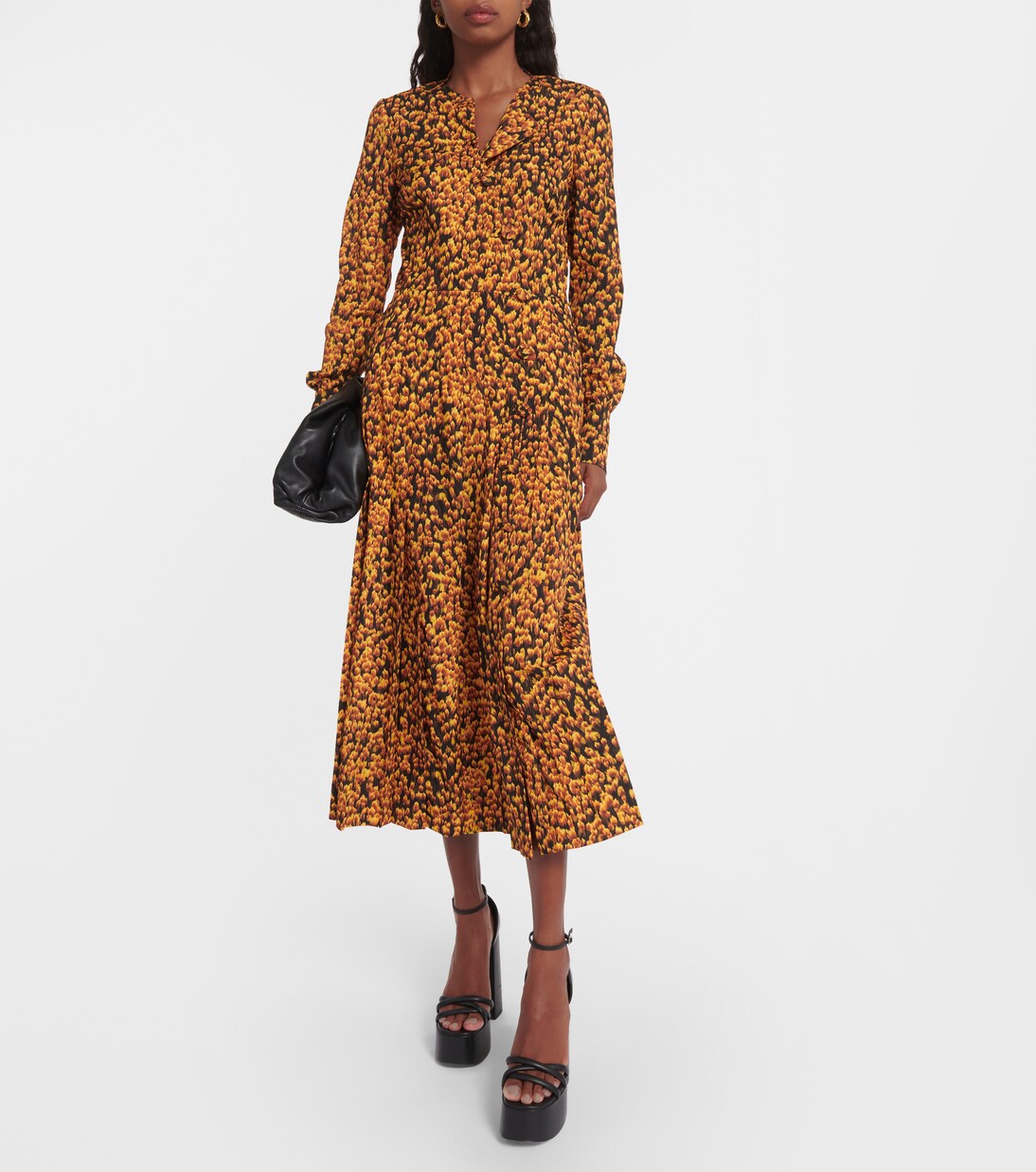 Robe midi Teys imprimée | Altuzarra