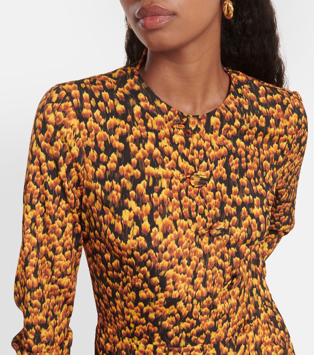 Robe midi Teys imprimée | Altuzarra