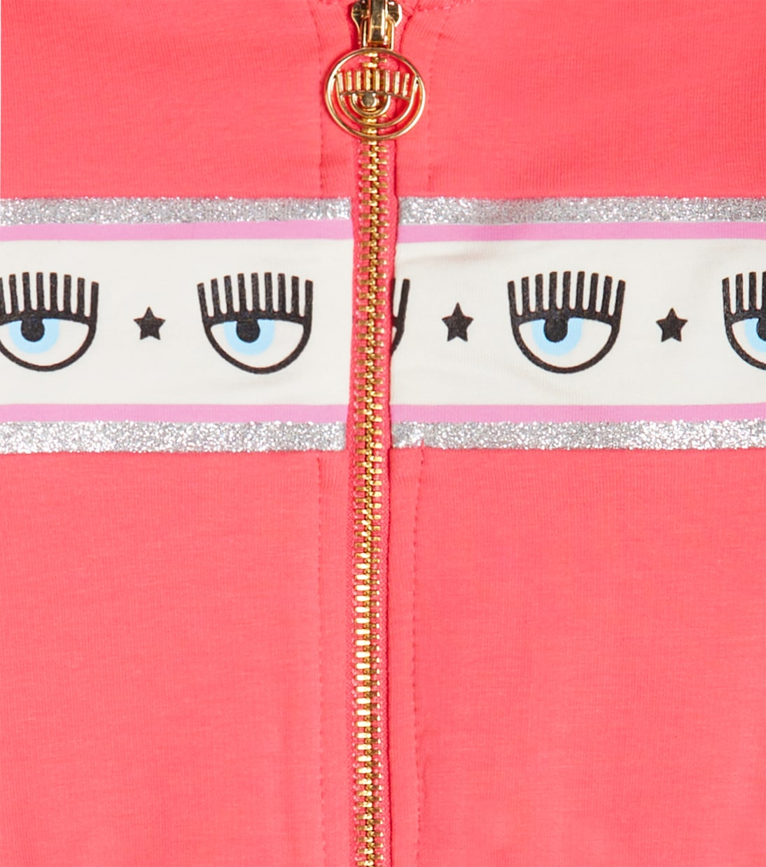 x Chiara Ferragni Baby cotton-blend jersey hoodie | Monnalisa