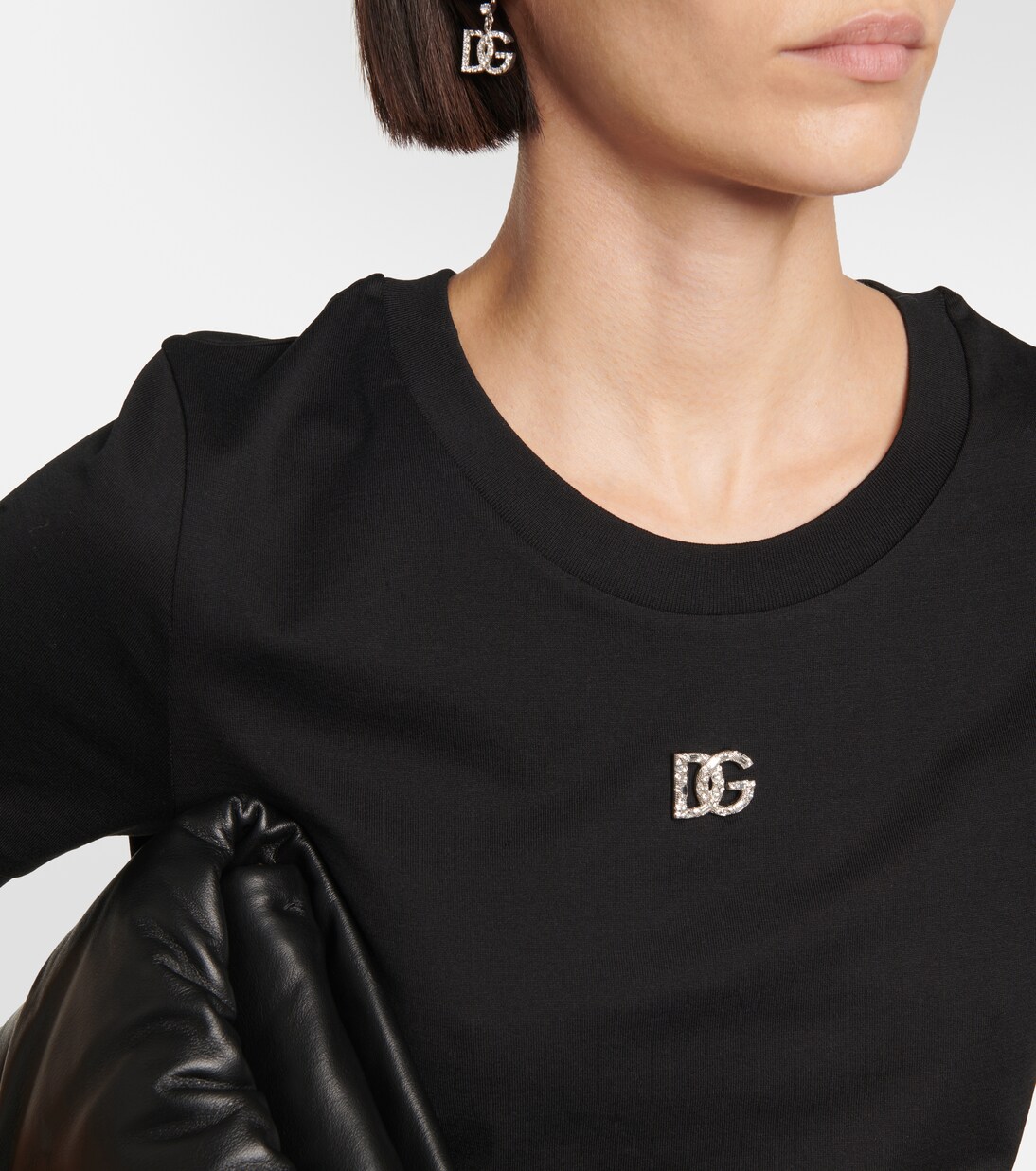 T-Shirt DG aus Baumwoll-Jersey | Dolce&Gabbana