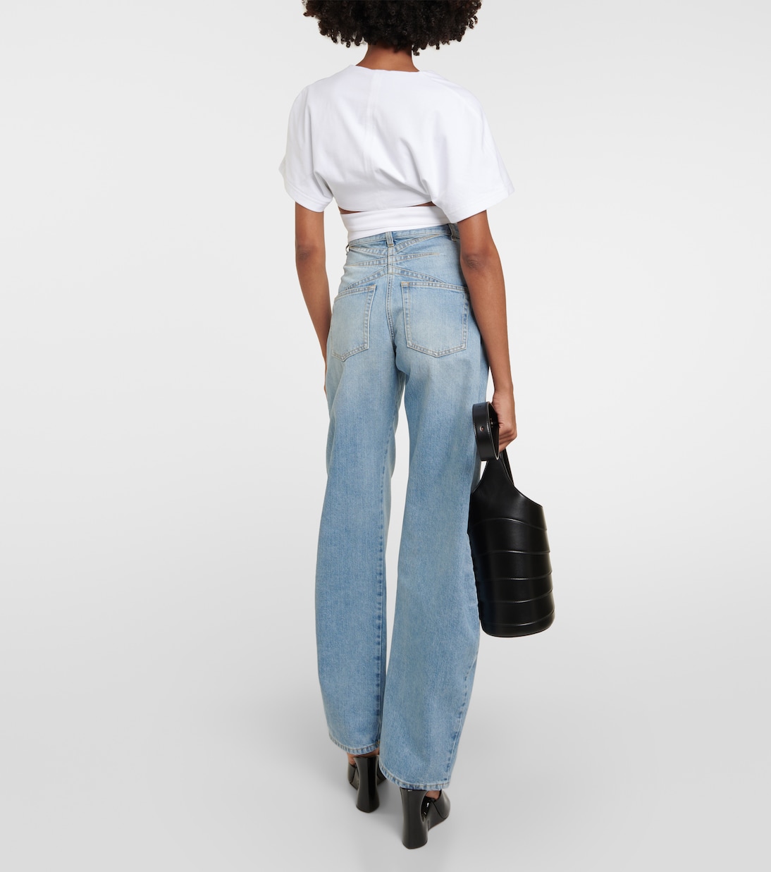 Cropped-Top aus Baumwoll-Jersey | Alaïa