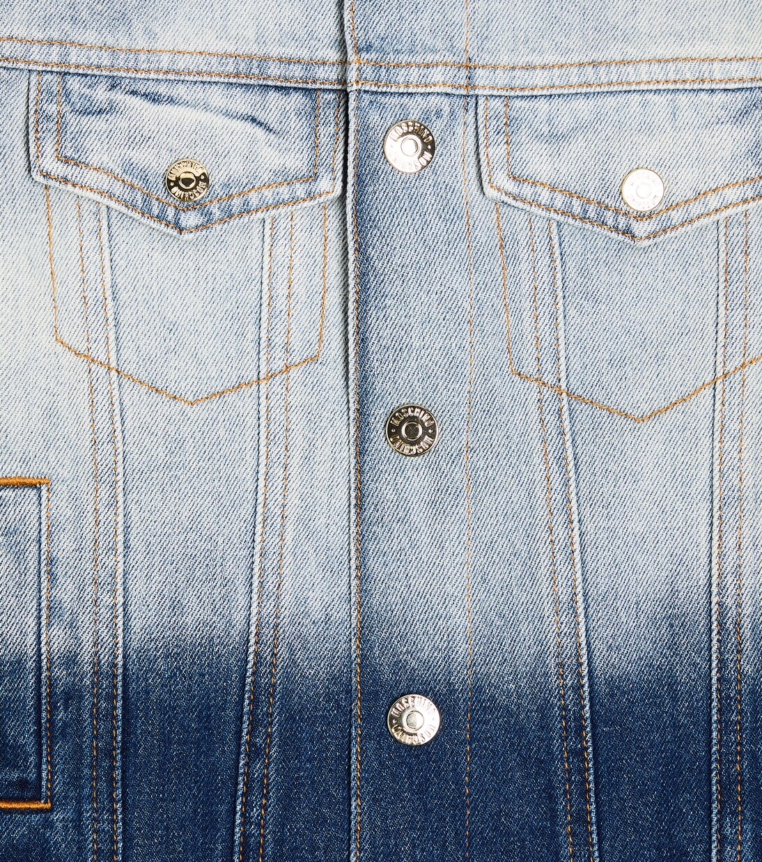 Embroidered ombré denim jacket | Moschino Kids