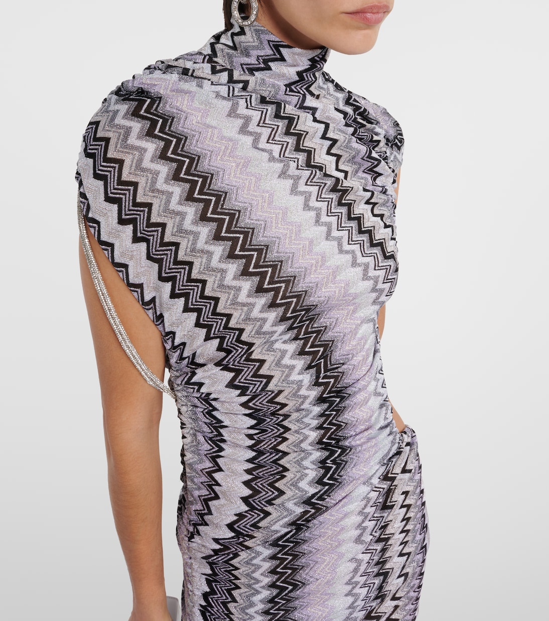 Abito lungo a zig-zag | Missoni