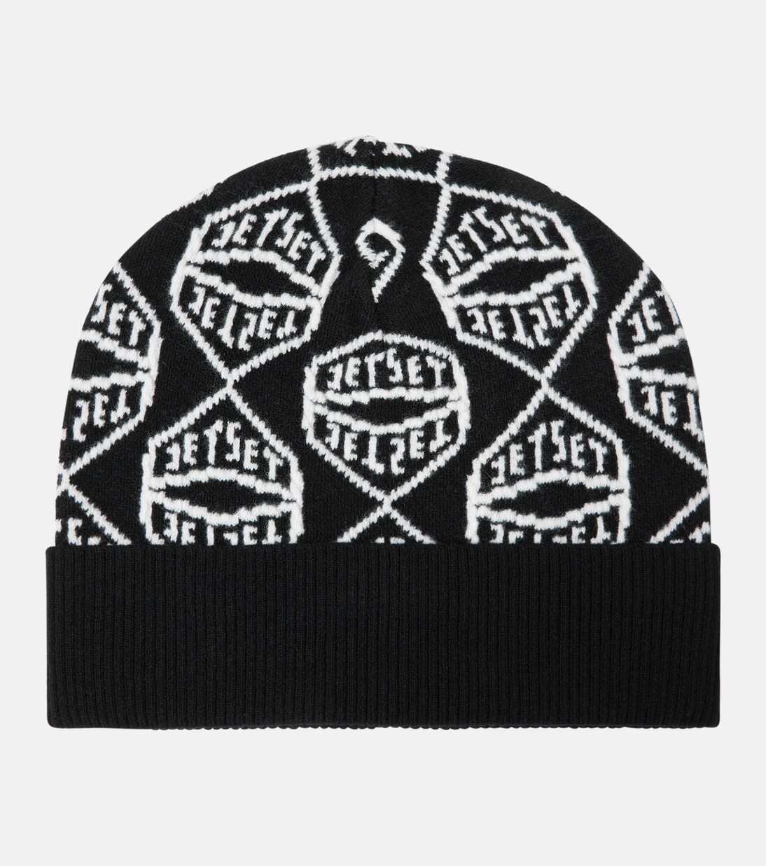 Logo wool-blend beanie  | Jet Set
